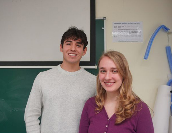 Two students come all the way from MIT (Massachusetts Institute of Technology) to CIC!