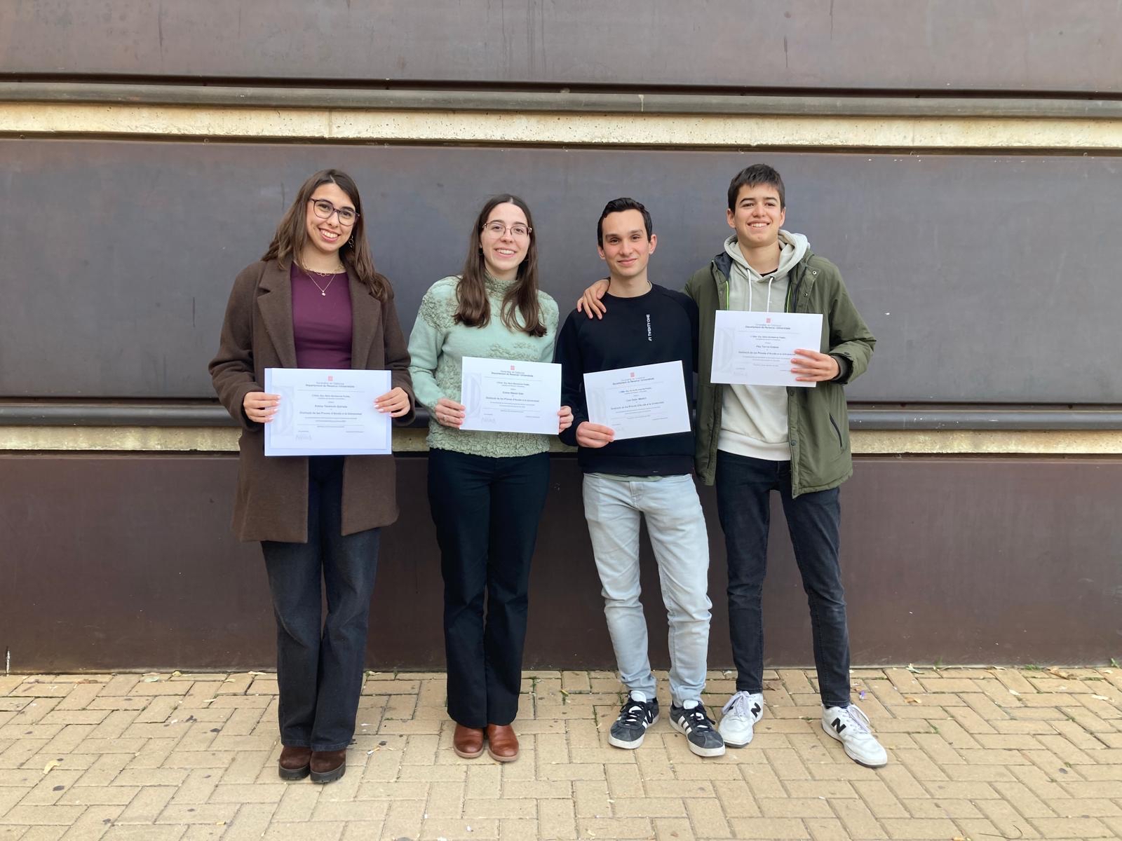 Sis alumnes del CIC, distingits a les PAU 2025